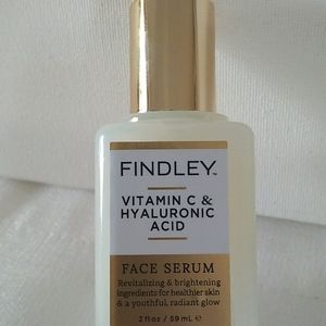 Findley Vitamin C & Hyaluronic Acid Face Serum Revitalisant And Brightening 2 oz